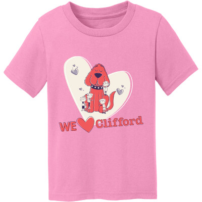 We Heart Clifford Toddler Tee
