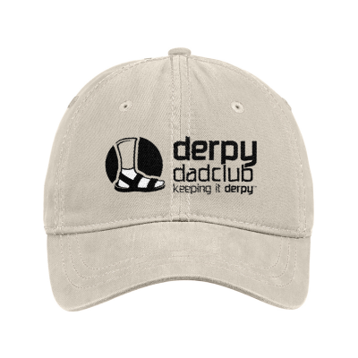 DerpyDadClub Embroidered Hat - District ® Thick Stitch Cap