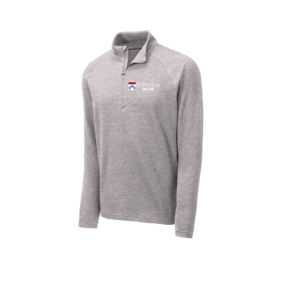 Wharton WG86 Sharpie Logo "Without" (the Apostrophe) Lightweight French Terry 1/4-Zip Pullover
