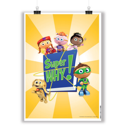 Super WHY! Portrait Poster (23.4" x 16.5")