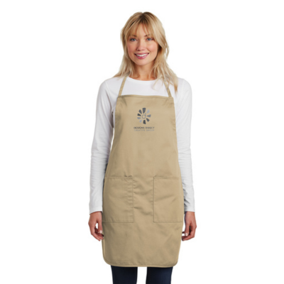 Full-Length Embroidered Apron