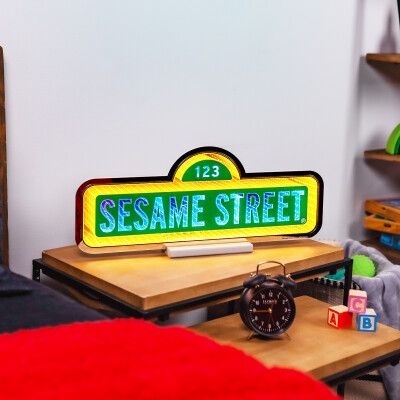 Sesame Street Street Sign Logo LED Infinity Light - 24”