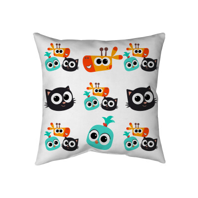 Milo Pillow | Cozy Spun Polyester Design with Insert Included | Perfect for Kids