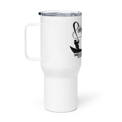 Melanoma Awareness, Pdogs Posse: Travel Mug with a Handle - 25 oz/739 ml