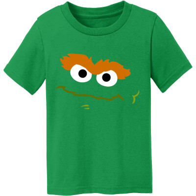 Oscar the Grouch Face Toddler T-Shirt
