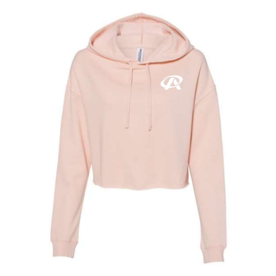 Embroidered Independent Trading Co. - Women’s Lightweight Cropped Hooded  Embroidered