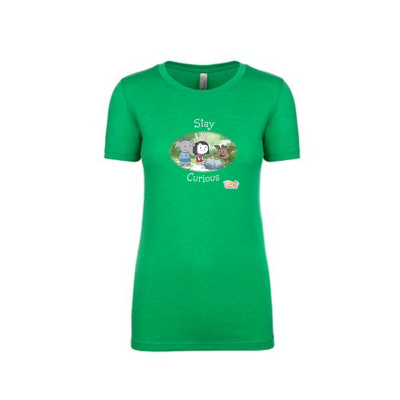 Stay Curious Women's Tri-Blend Tee