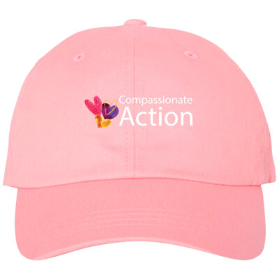 Compassionate Action Dad Cap – Printed Cotton Hat