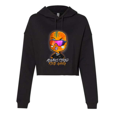 Fire Gang #6215 - Independent Trading Co. - Women’s Lightweight Cropped Hooded