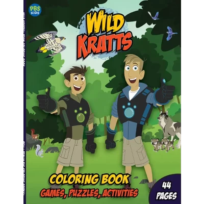 Wild Kratts Coloring Book with Games, Puzzles, and Activities