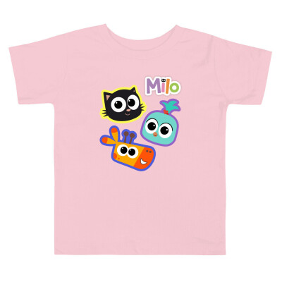 Milo Toddler Staple Tee | Playful Milo & Friends Design