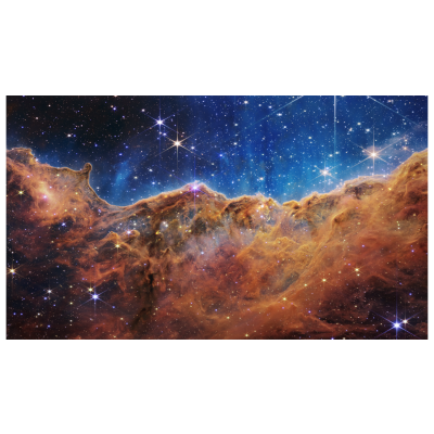 ALL OVER PRINT “Cosmic Cliffs” in the Carina Nebula (NIRCam Image) Hoodie