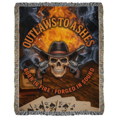 Outlaws to Ashes Woven Blanket - Large (80" x 60")