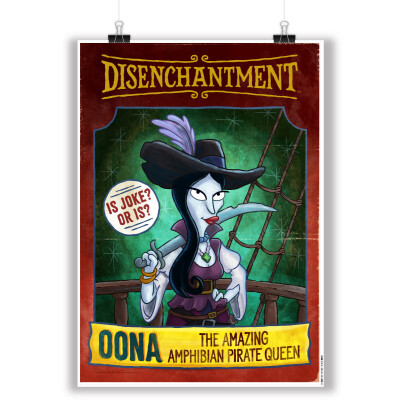 Oona Sideshow Poster: Size A1 (33.1" x 23.4")