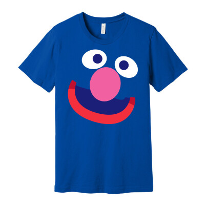 Grover Face Adult T-Shirt