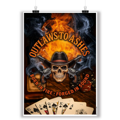 OTA Born in Fire * Forged in Sound Poster: 33.1" x 23.4"