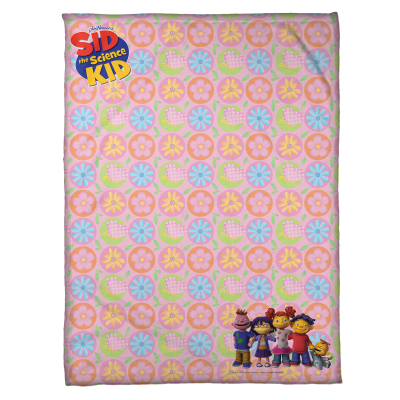 Sid the Science Kid - Flowers Patterned Fleece Blanket