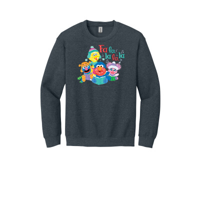 Sesame Street Fa La La La Adult Unisex Sweatshirt