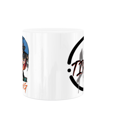 BenniG TiredAF 11oz White Ceramic Mug