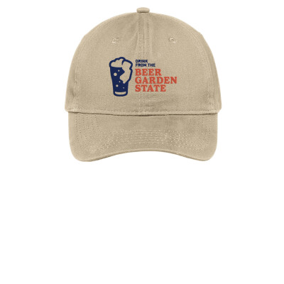 Beer Garden State Embroidered Twill Dad Cap