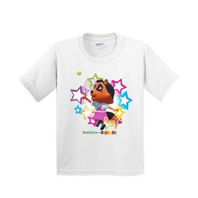 Bubbles and Friends - Summer Games Collection Tennis Penny Children T-Shirt