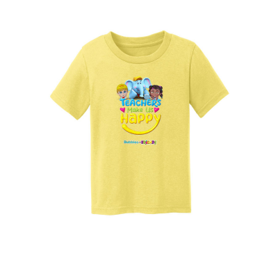 Bubbles and Friends - Teacher appreciation Team Happy Toddler T-Shirt