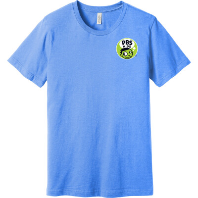 PBS KIDS Dash Logo Unisex Heather CVC Short Sleeve Tee