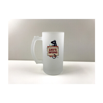 Luci's Inferno Glass Beer Stein