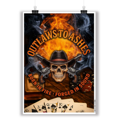 OTA Born in Fire * Forged in Sound Standard Poster: 23.4" x 16.5"