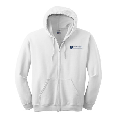 Mustard Seed Communities Embroidered Full Zip Hooded Sweatshirt