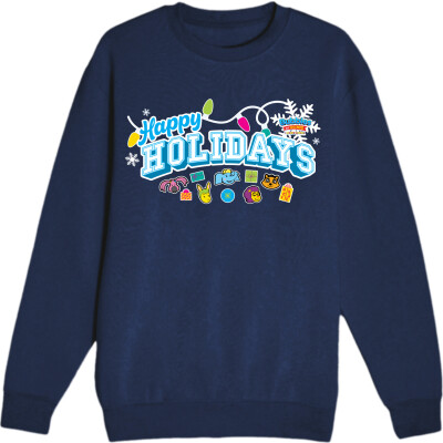 Bubbles & Friends Holiday-Happy Holidays Premium Crewneck Sweatshirt