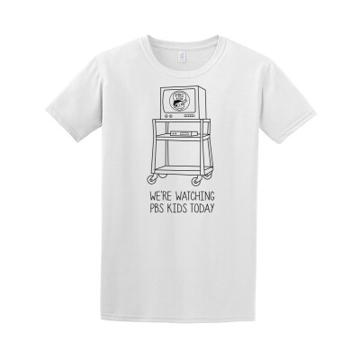 "Watching PBS KIDS" Softstyle T-Shirt