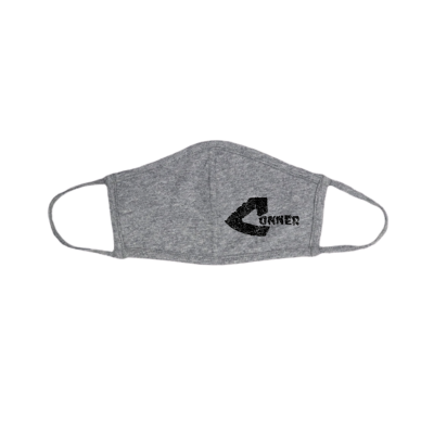 Conner - Grey Face Mask (Embroidered)