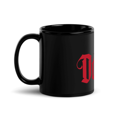 Luci Do It Black Glossy Mug
