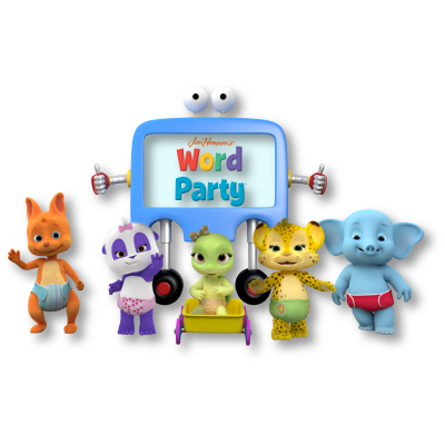 Word Party Group Baby Bodysuit