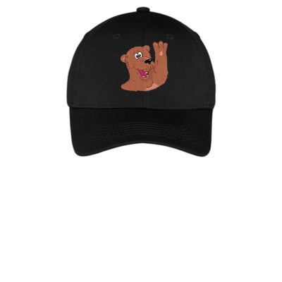 Bosco the Bear Embroidered Youth Six-Panel Twill Cap