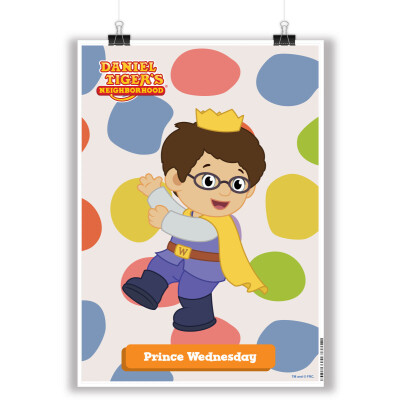 Prince Wednesday Portrait Poster (23.4" x 16.5")