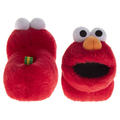Sesame Street Elmo Plush Boys' Slippers (Toddler/Big Kids)