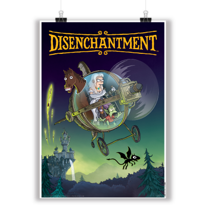 Disenchantment Part 4 Key Art Poster:  Size A1 (23.4" x 33.1")