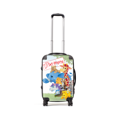 Li'L PET HOSPITAL "Peaking Out" Cabin Carry-On Suitcase 19" x 25"