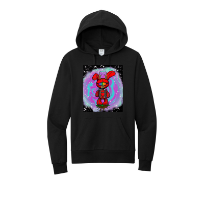 Stuffy Bunny #184 Organic Pullover Hoodie NightMan