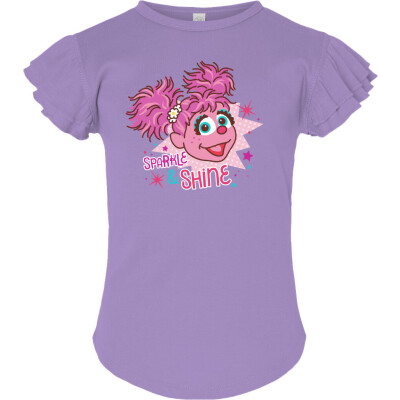 Abby Cadabby Sparkle & Shine Toddler Flutter Sleeve T-Shirt