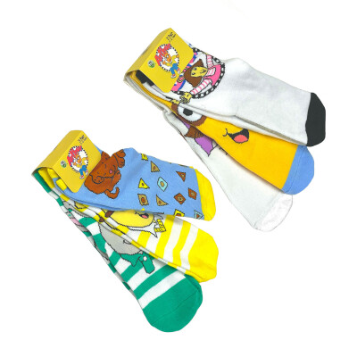 Arthur and Best Friends Crew Socks - 6 Pairs (Kids)