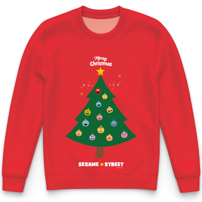 Sesame Street Christmas Tree - Youth Sweatshirt