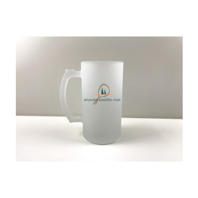 APC Glass Beer Stein - Logo x2