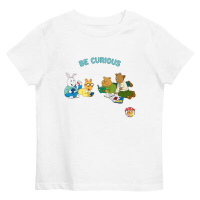Arthur & Friends Be Curious Organic Cotton Kids T-Shirt