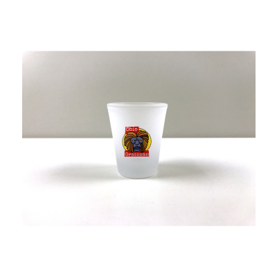 Ohio Grassman Frosted Glass Shot Glass
