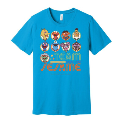 Sesame Street Team Sesame Adult T-Shirt