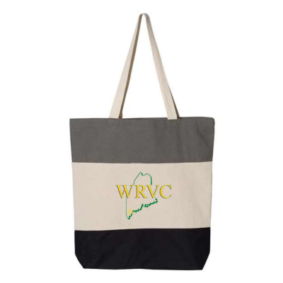 WRVC Embroidered Tri-Color Tote