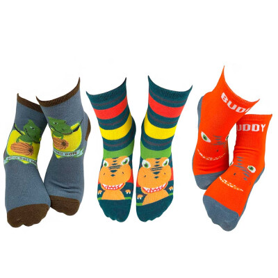 Dinosaur Train Fun Crew Kids Socks - 3 Pairs